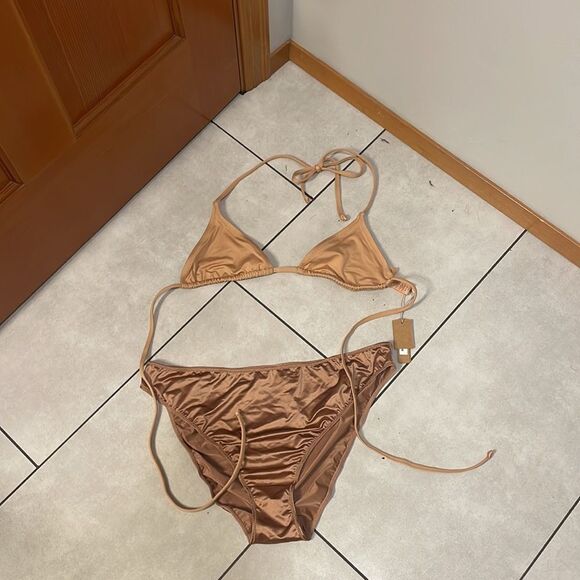 NWT Skims Nude Bikini top and Desert clay bikini bottoms - Picture 2 of 16